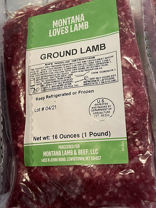 ground lamb
